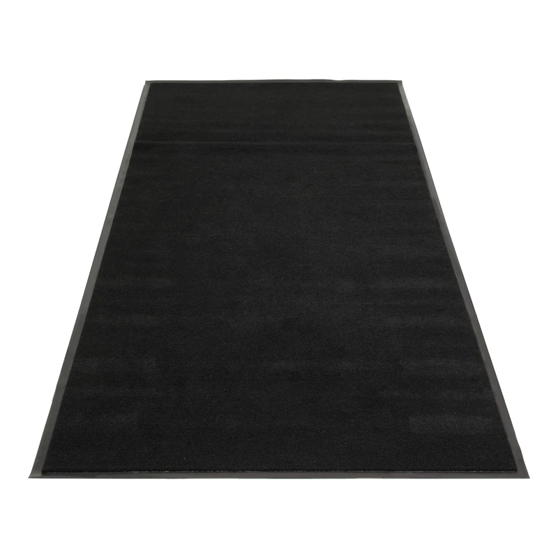 Securit RS-200-BL 9 x 200 cm Carpet Anti-Slip Weather Resistant Mat - Black