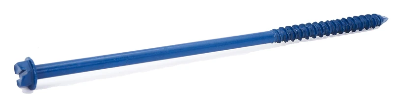 Confast 1/4" X 6" Hex Head Concrete Screw Anchor with Drill Bit (100 Per Box)
