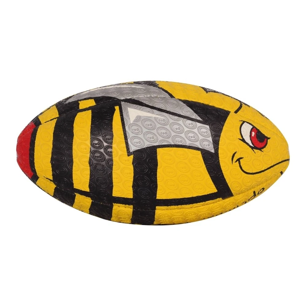 Optimum Rugby Ball - Balanced and Responsive for Accurate Handling and Kicking of Top-Performing Rugby Balls - Perfect for Training and Gameplay - 2-Ply 410g Ball - Stinger - Midi