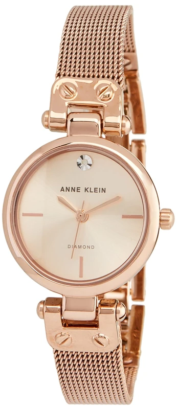 Anne Klein Women Analog Japanese Quartz Watch with Stainless Steel Strap 086702609017