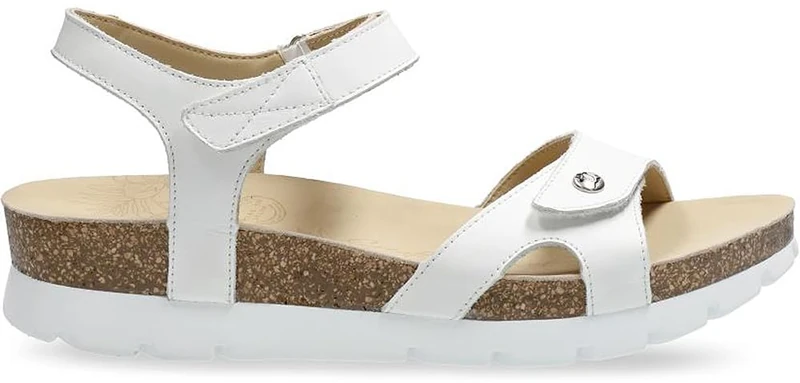 Panama Jack Women’s Ankle Strap Sandals, White (Blanco B1), 7 UK