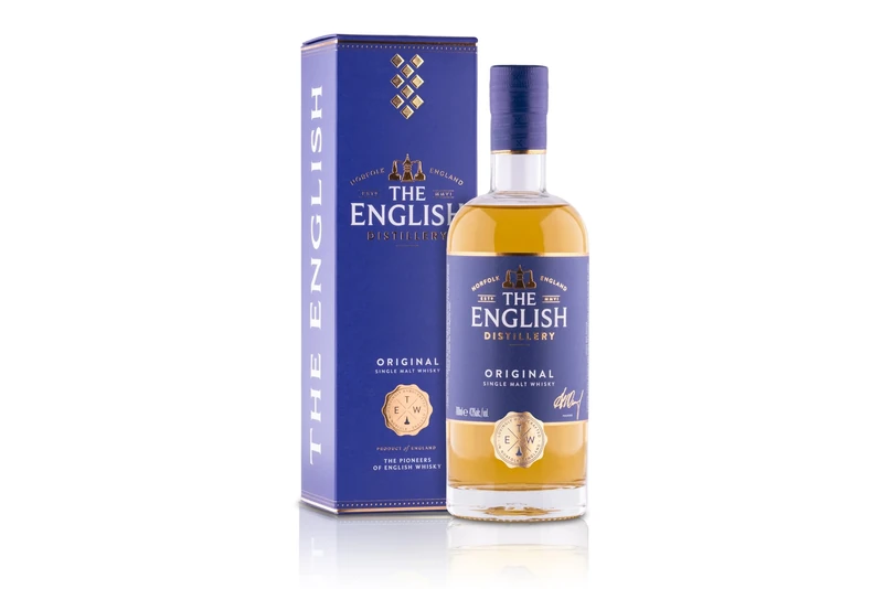 The English NAS: Original Single Malt Whisky, 43% vol, 70cl Gift Box