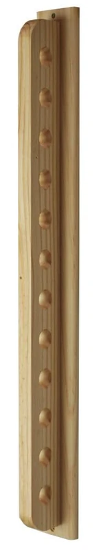 Expovinalia Natural Wine Rack for Hanging on the wall, Pine, Rustic, 85 x 8 x 8 cm - Image 1