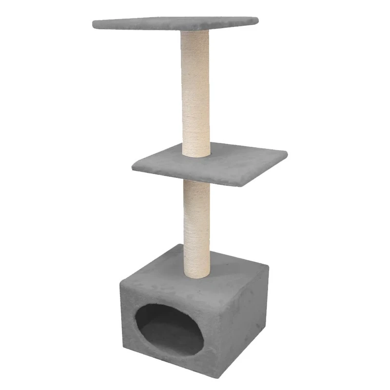croci Munich Cat Scraper, 35 x 35 x 103 cm, Grey