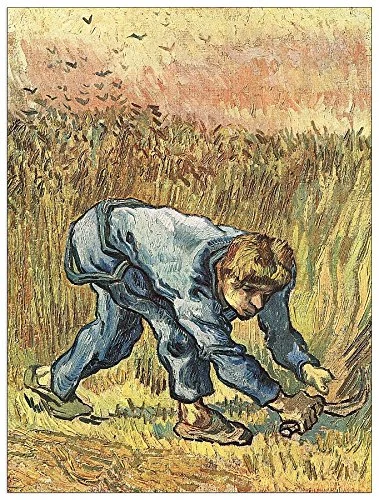 ArtPlaza Van Gogh Vincent-The sower with sickle Decorative Panel, Wood, Multi-Colour, 60 x 1.8 x 80 cm
