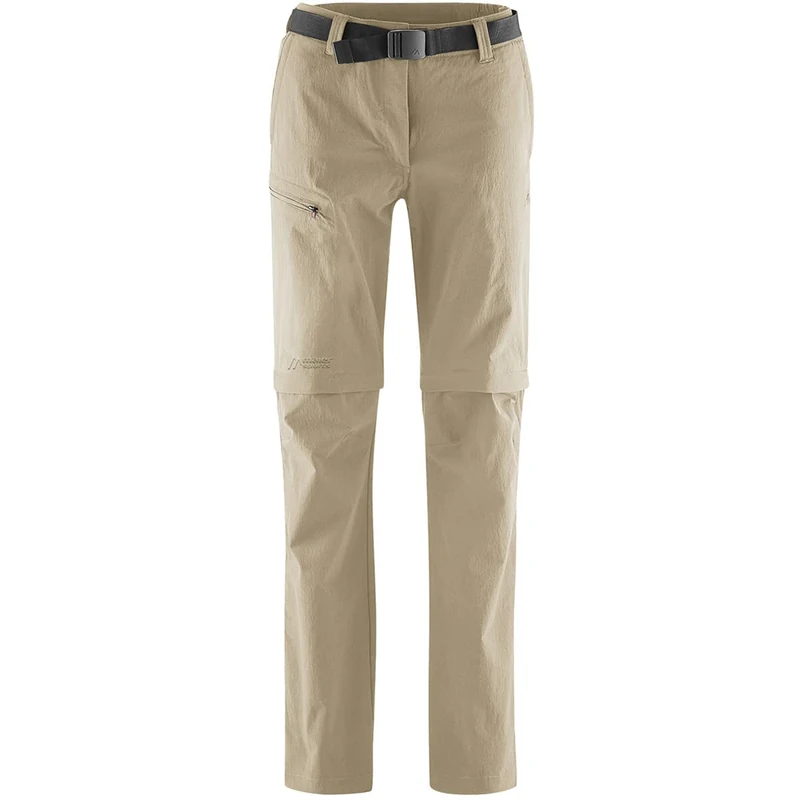 maier sports NATA, Women's Hiking Trousers, Water-Repellent Outdoor Trousers for Trekking and Hiking, Handy T-Zip-Off Function, PFC-Free, mSTRETCH pro 4 & dryprotec - Image 1