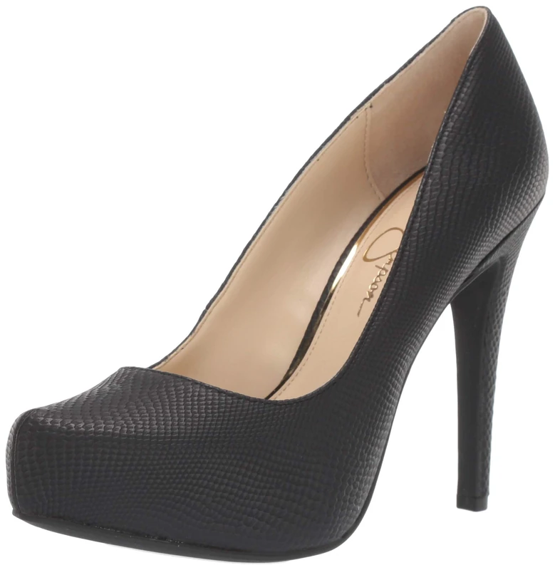 Jessica Simpson Women's Parisah Pump, Black Snake, 6.5 UK - Image 1