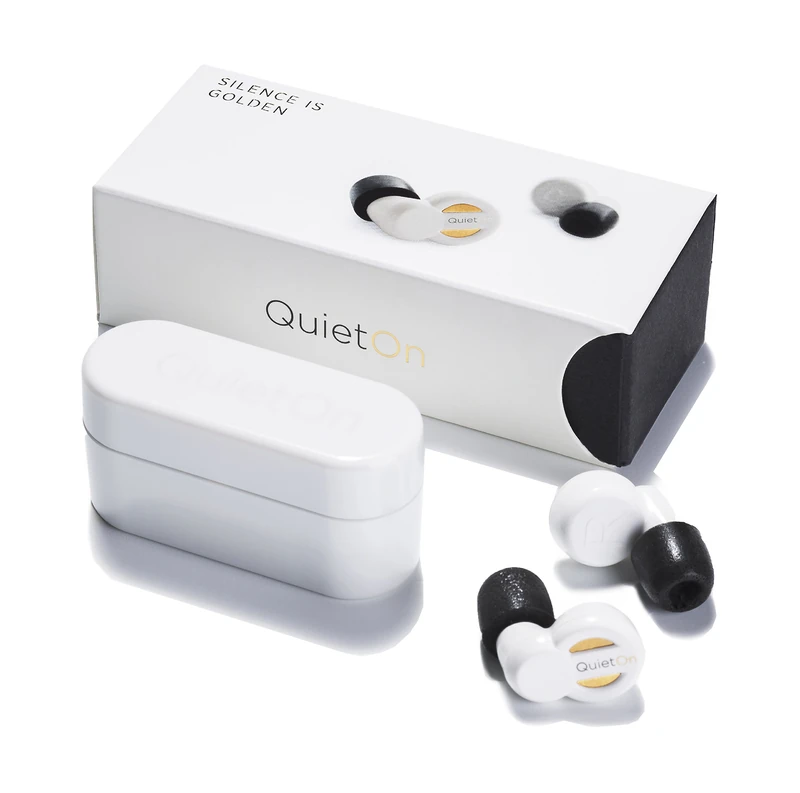 QuietOn Active Noise Cancelling Ear Plugs - 40 dB Silence