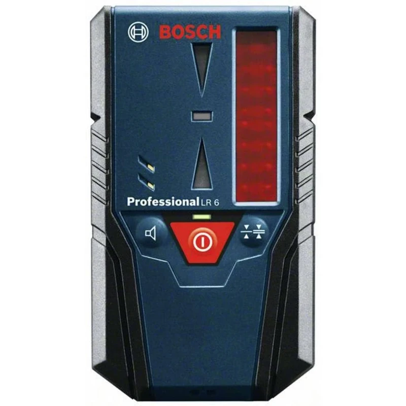 Bosch Professional Laser Receiver LR 6 (red Beam, 2 x 1,5 V Batteries AAA, Range: 5-50 m)