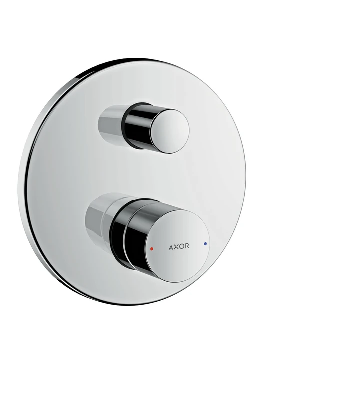 AXOR Uno manual Bath Mixer, Zero Handle, integrated backflow prevention, chrome