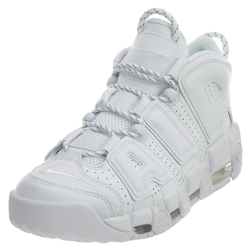 NIKE Men's Air More Uptempo '96 Sneaker, Obsidian White, 7.5 UK