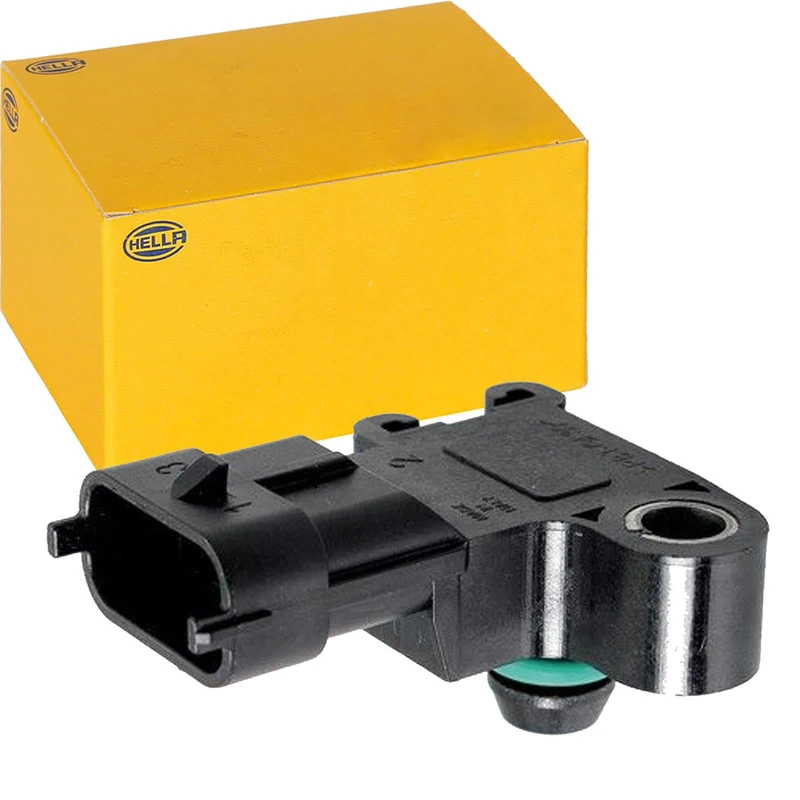 HELLA 6PP 013 112-081 Sensor, intake manifold pressure - 3-pin connector