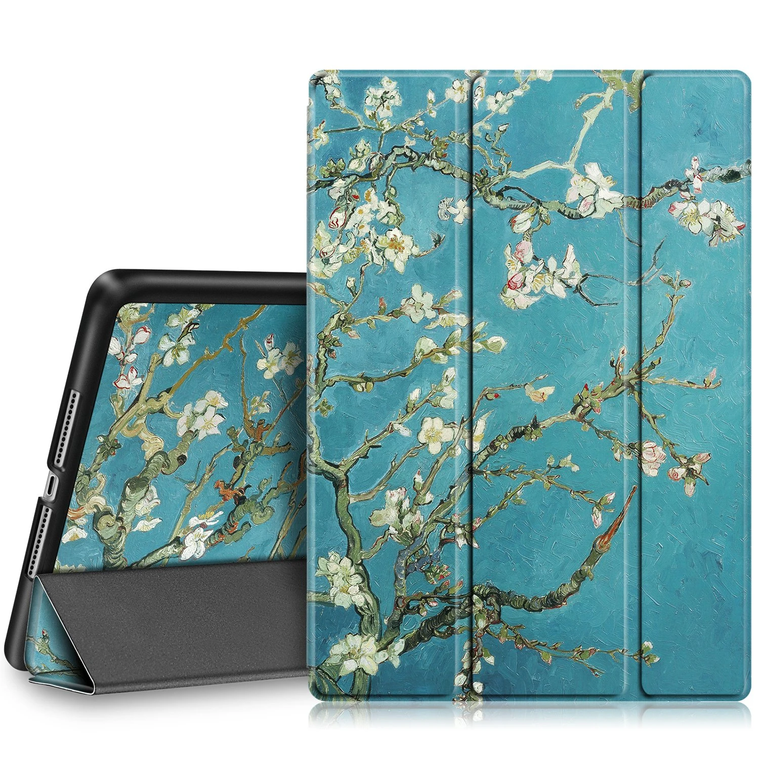 FINTIE Case for iPad 6th Generation (2018) / iPad 5th Generation (2017) 9.7 inch [Not for iPad Mini 5] - Ultra Slim Standing Cover, with Auto Wake/Sleep, Blossom