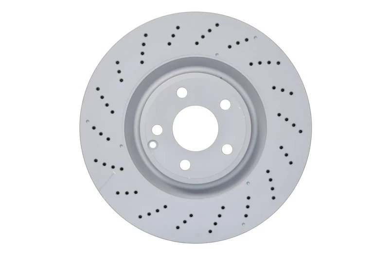 Bosch BD2428 Brake Disc - 344 mm Vented High-Carbon Disc - Front Axle - ECE-R90 Certified - Great Cooling and Noise Suppression, Advanced Corrosion protected - 1 Single Disc