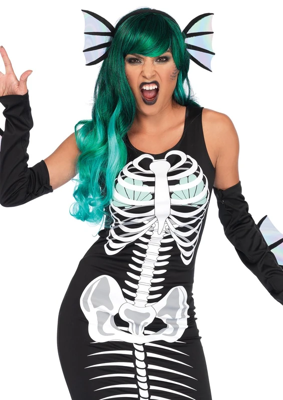 Leg Avenue Skeleton Siren Costume, Small/Medium - Image 1