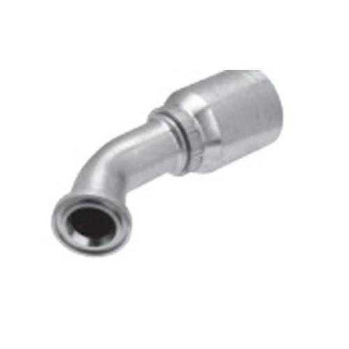 Gates Fluid Power 7347-04435-5 Hose Fitting 10GS12FL45M 1/2In Bore To 3/4In Global Spiral Flanged 3000 Psi 45 Swept Elbow Gs
