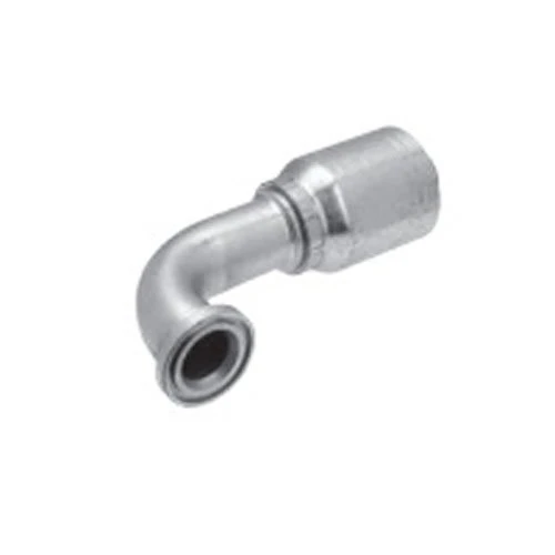 Gates Fluid Power 7347-07444-5 Hose Fitting 12GS12FL90M 3/4 In Bore To 3/4 In Global Spiral Flanged 3000 Psi 90 Swept Elbow Medium Drop