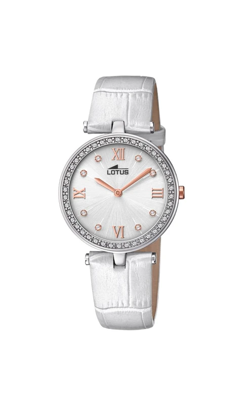 Lotus Watches Womens Quartz Watch, Analogue Classic Display and Leather Strap 18462/1
