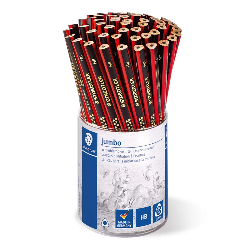 Staedtler 1285-2KP50 Noris Club Jumbo Pencil, Hardness HB, 50 pcs.