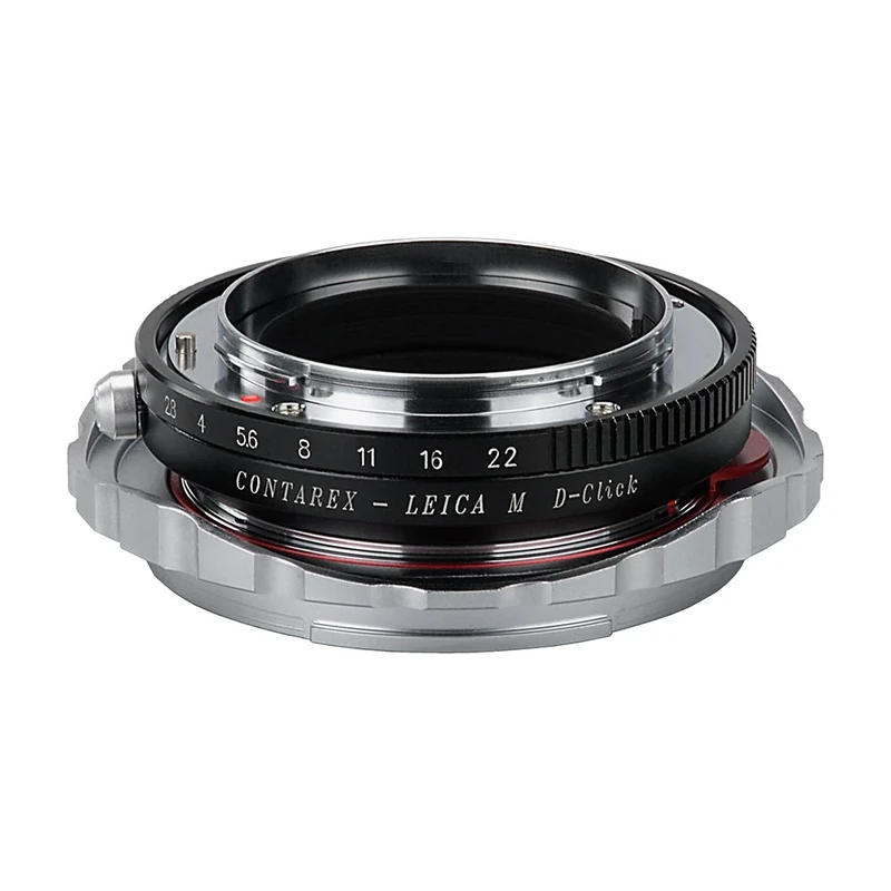 Fotodiox Pro Lens Mount Double Adapter, Contarex (CRX-Mount) SLR and Leica M Rangefinder Lenses to Fujifilm G-Mount GFX Mirrorless Digital Camera Systems (such as GFX 50S and more)