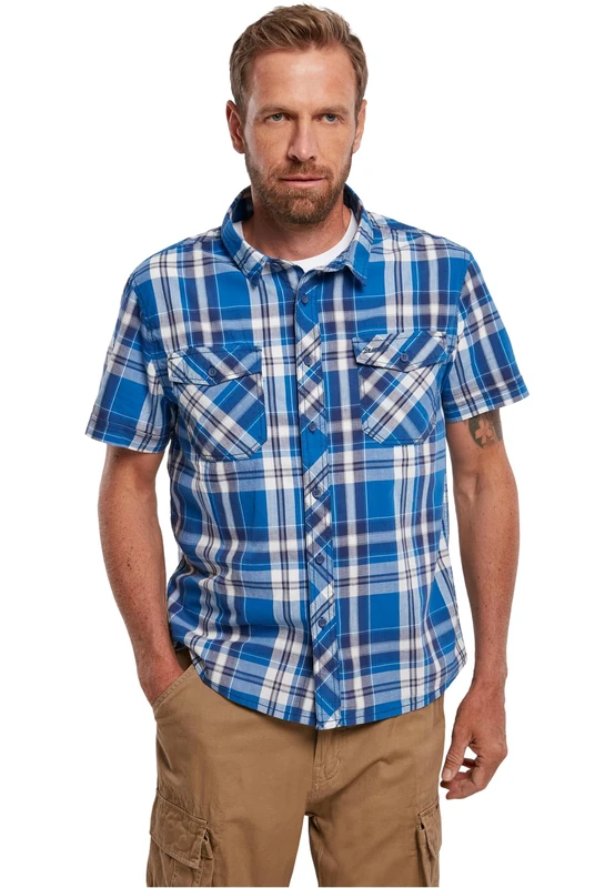 Brandit Roadstar Shirt Short Sleeve, color: blau, size: L