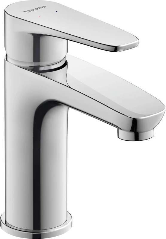 Duravit B.1 Bathroom Sink Mixer Tap Size S (Spout Height 96 mm) Chrome with Ceramic Cartridge