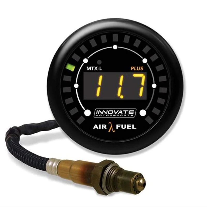 Innovate 3918 MTX-L Plus Digital Wideband Air/Fuel Ratio Gauge Kit, Black