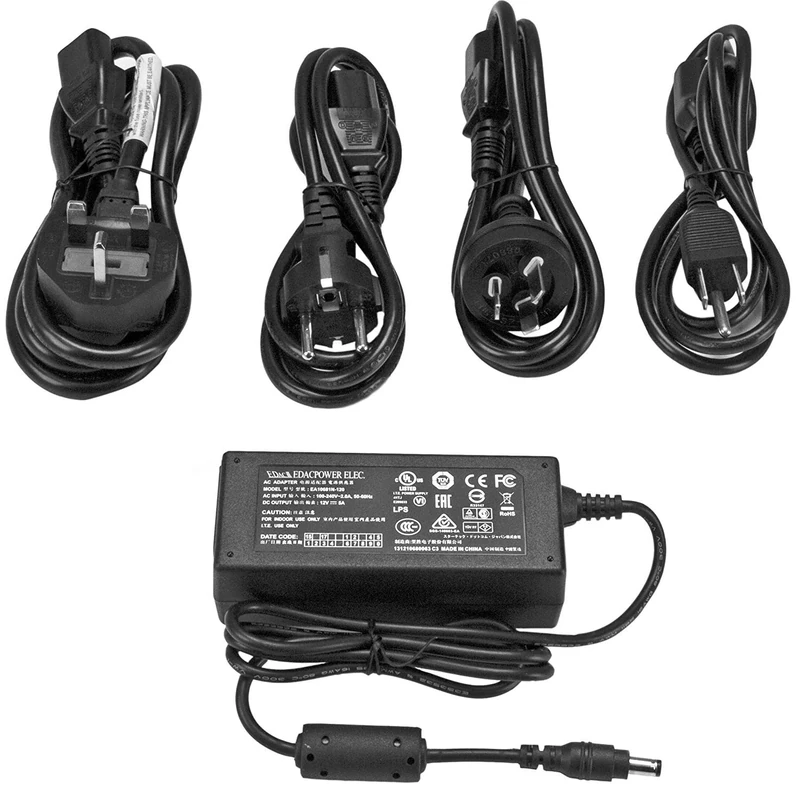 StarTech.com Replacement 12V DC Power Adapter - 12 Volts 5 Amps - Power adapter - AC 100-240 V (SVA12M5NA)