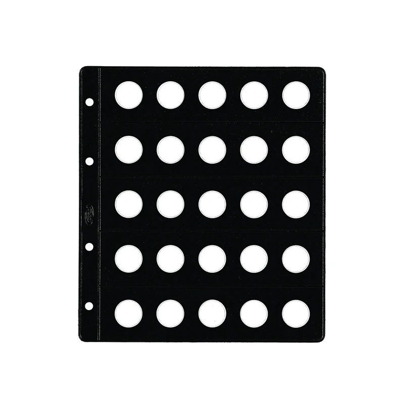 Taupe 77400 – Pack of 12 Pockets Coins Type Skylight, 25 alojadores