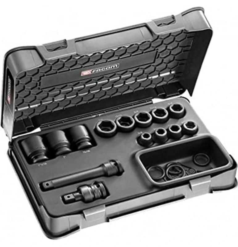 Facom Ns. 500bu, Multi-Coloured Socket Set, 1/2 "