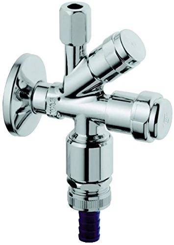 Sanitop-Wingenroth 17509 8 Grohe 1/2 Inch Chrome-Plated Brass, Equipment Combination Angle Valve – 41082, 1/2 Zoll