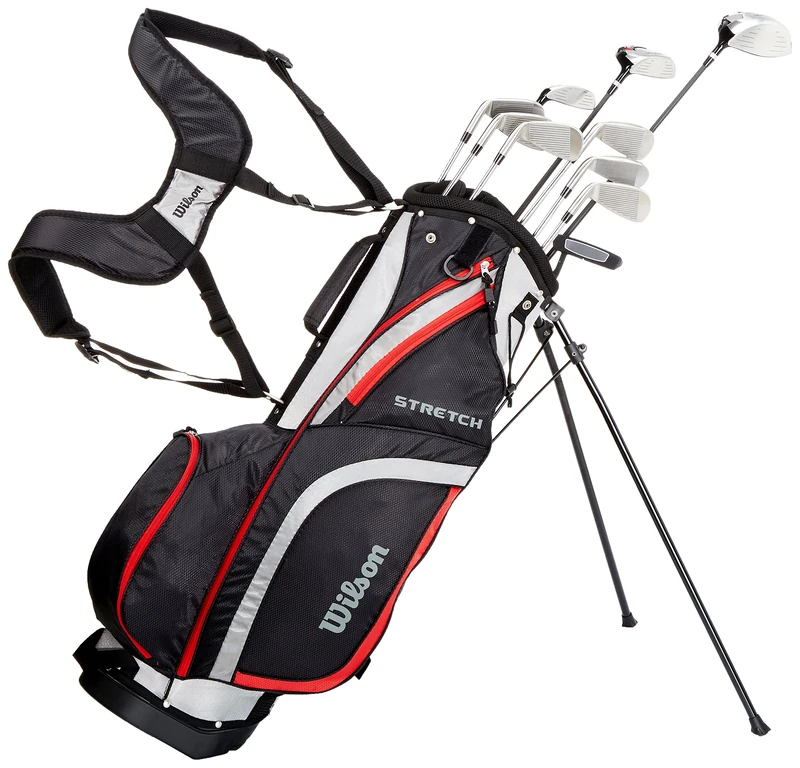 Wilson Men's Stretch Golf Club 10Club Set with Stand Bag