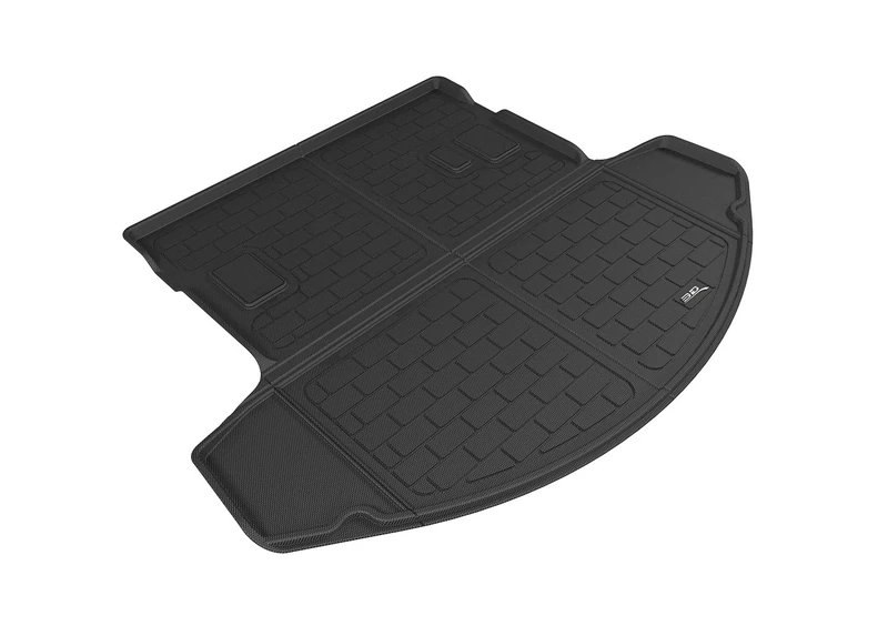 3D MAXpider - M1MZ0571309 Cargo Custom Fit All-Weather Floor Mat for Select Mazda CX-9 Models - Kagu Rubber (Black)