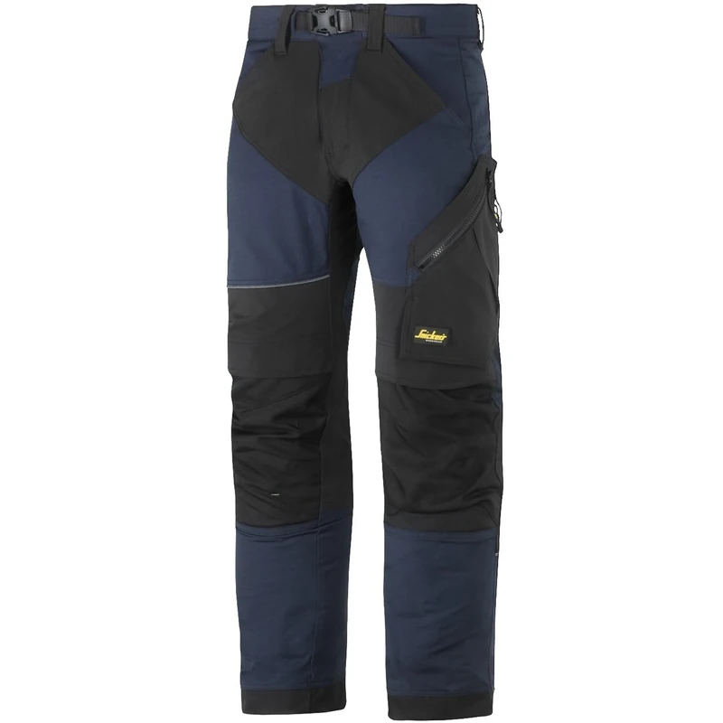 Snickers 69039504048 Size 48 "FlexiWork" Work Trousers - Navy Blue/Black
