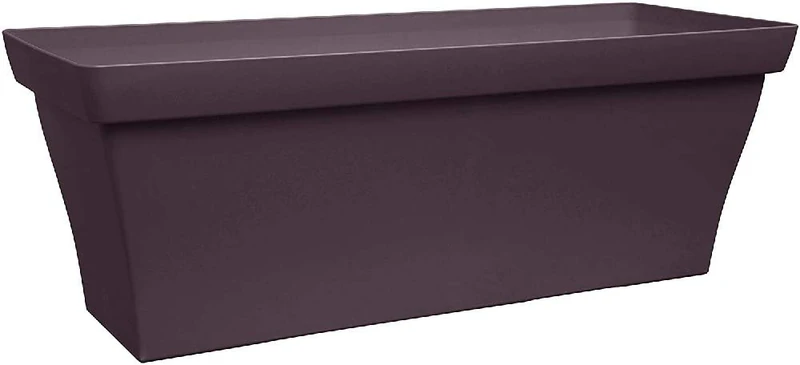 Poetic Rectangular Planter 98cm x 38.4cm - Taupe 85L - Image 1