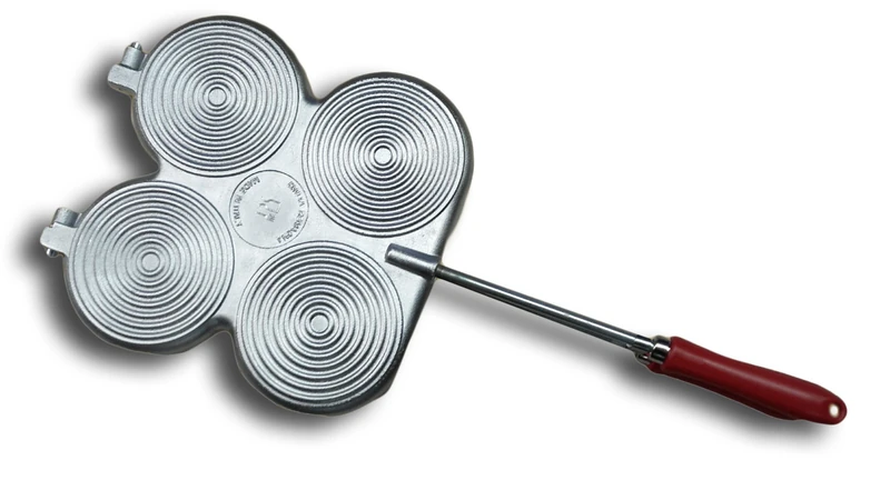 ELETTRO CENTER Art.382 Baking Iron - 10.8 cm Silver