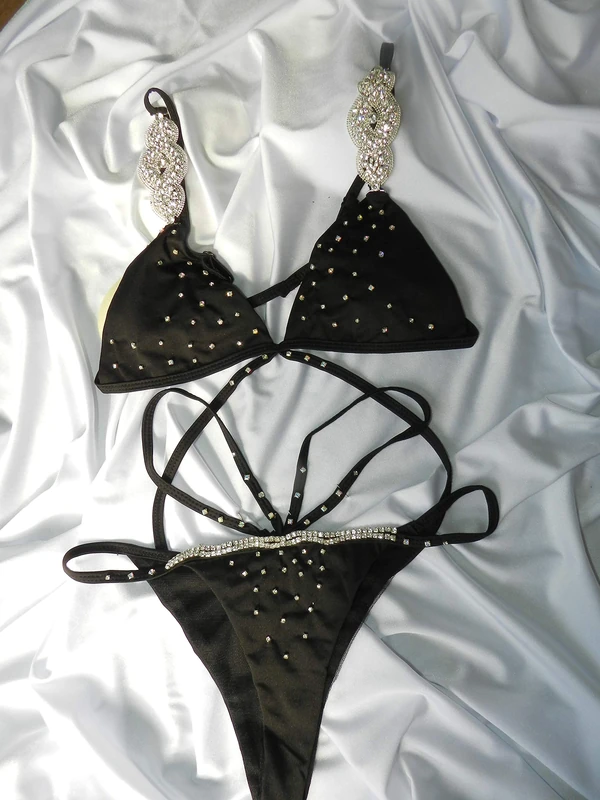 2Glam2GiveADamn Bikini Starlight Noir