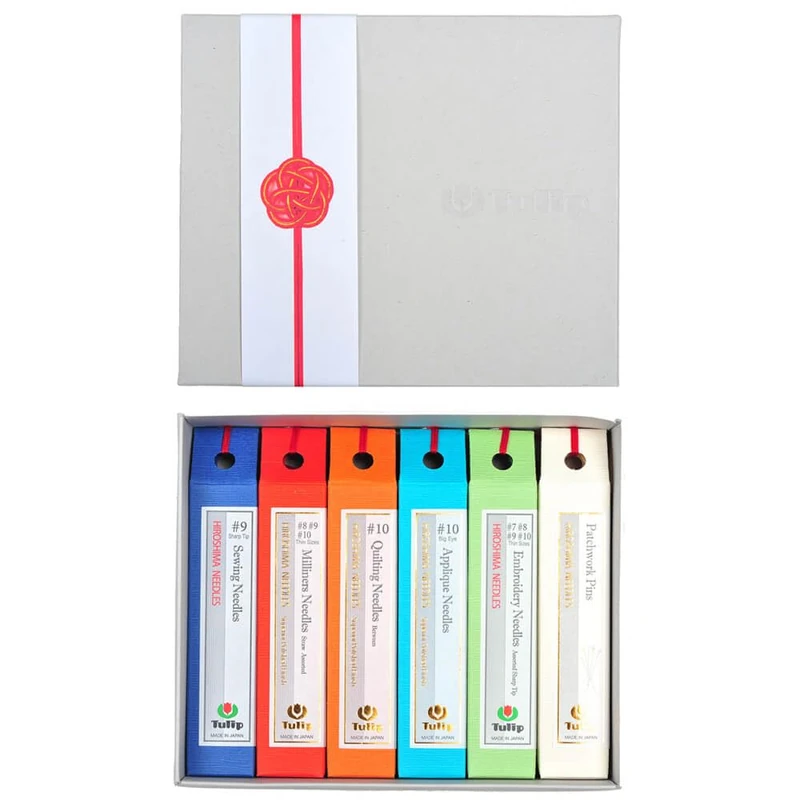 Tulip Sewing Needle Gift Set, 6 Assorted Sizes, Japanese Quality