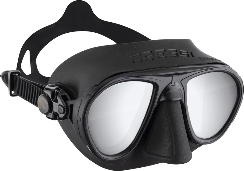 Cressi Calibro Diving Mask - Black/HD Lens, Uni