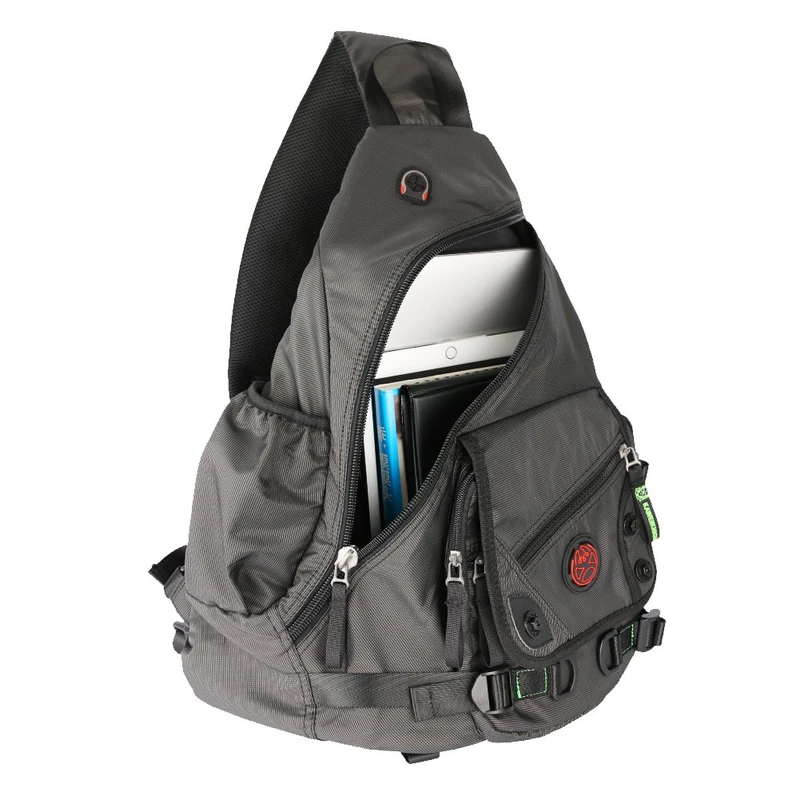 Kawei Knight Unisex-Adult (Novelty and Luggage only) Large Sling Backpack 1074, Black, L