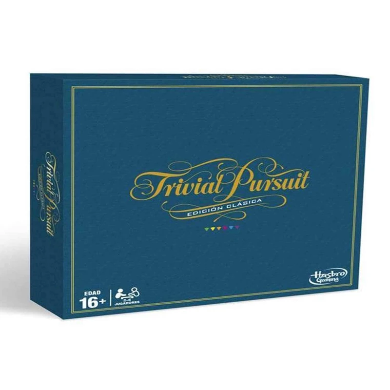 Hasbro Classic Trivial Pursuit (Portuguese Version) - Board Game, 1 Player, Age 16+