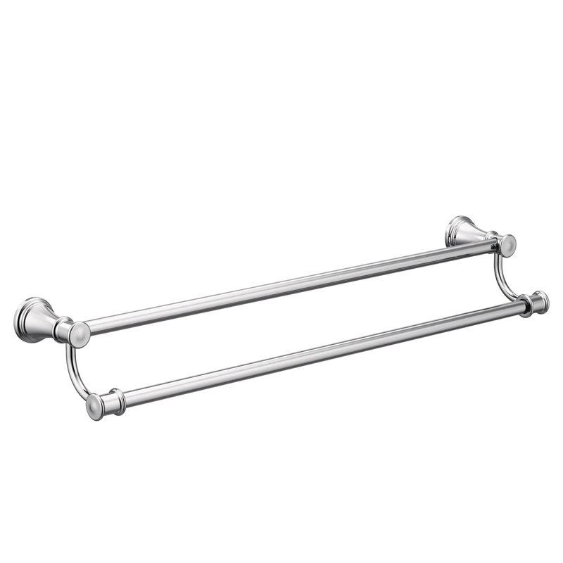 Moen YB6422CH Belfield 24-Inch Bathroom Double Towel Bar, Chrome