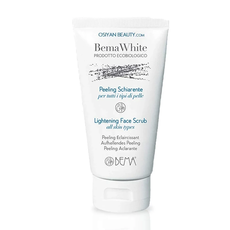 Bema Bio White Lightening Face Scrub 50ml- 100% Organic