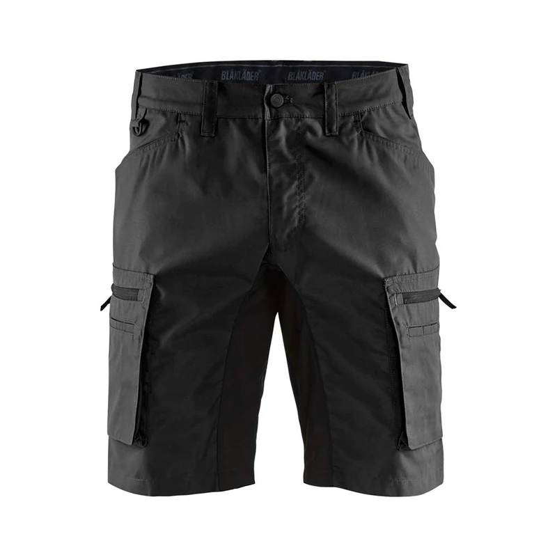 Blakläder 144918459900C48 Service Shorts "Stretch" Size C48 In, Black