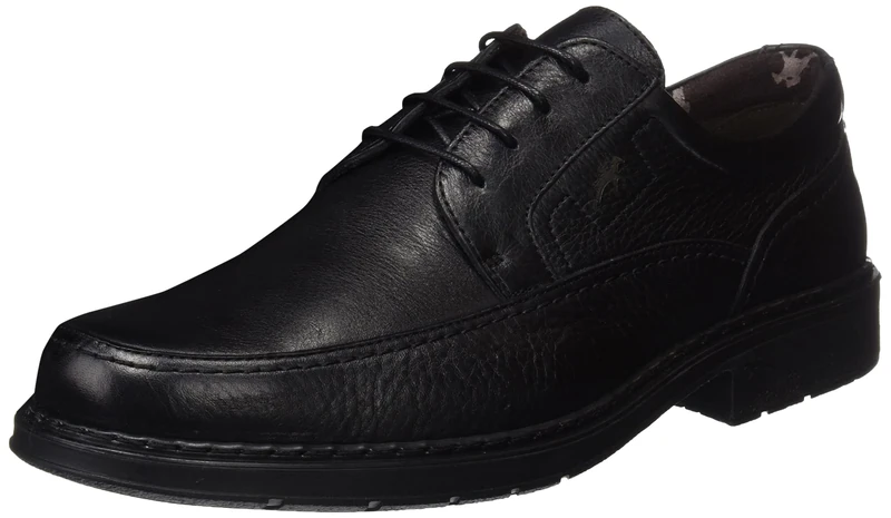Fluchos Men's Clipper Derby Lace-up Shoes, Black Black 000, 12.5 UK