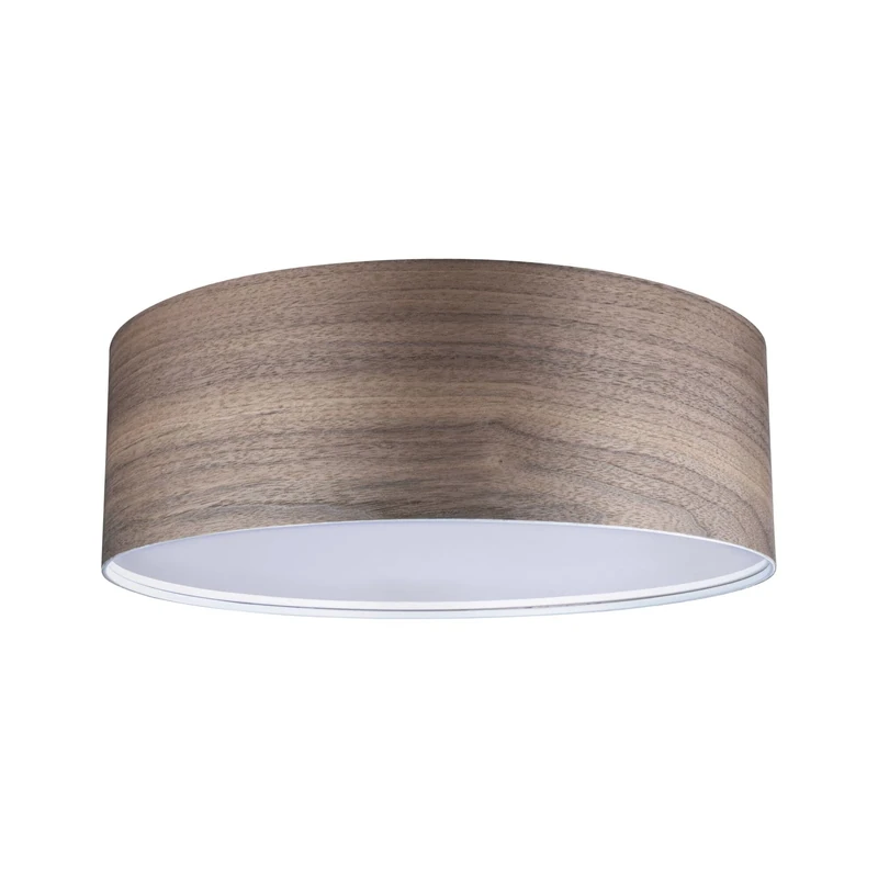 Paulmann 79687 Neordic Liska Ceiling Light – Dimmable LED Scandinavian-Style Lamp - Suitable for Max 3 x 20 Watt E27 Bulbs, Comes Without Bulbs - Dark Wood