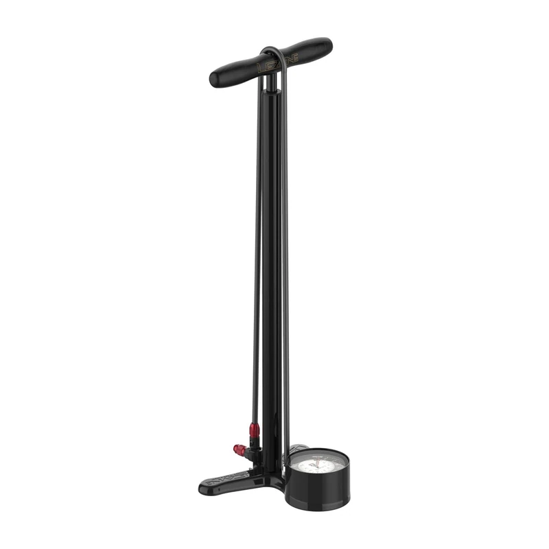 Lezyne 1-FP-CFLDR-V504 Unisex Adult Bike Foot Pump, Metallic Black