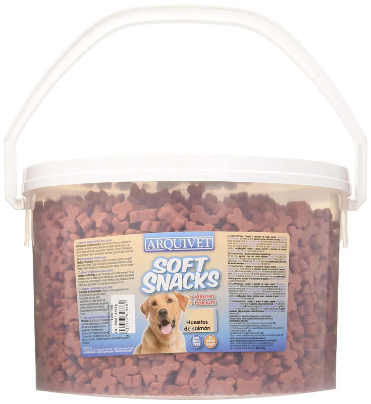 Arquivet Soft Snacks Snacks Salmon, 4.8 kg (Pack of 1)
