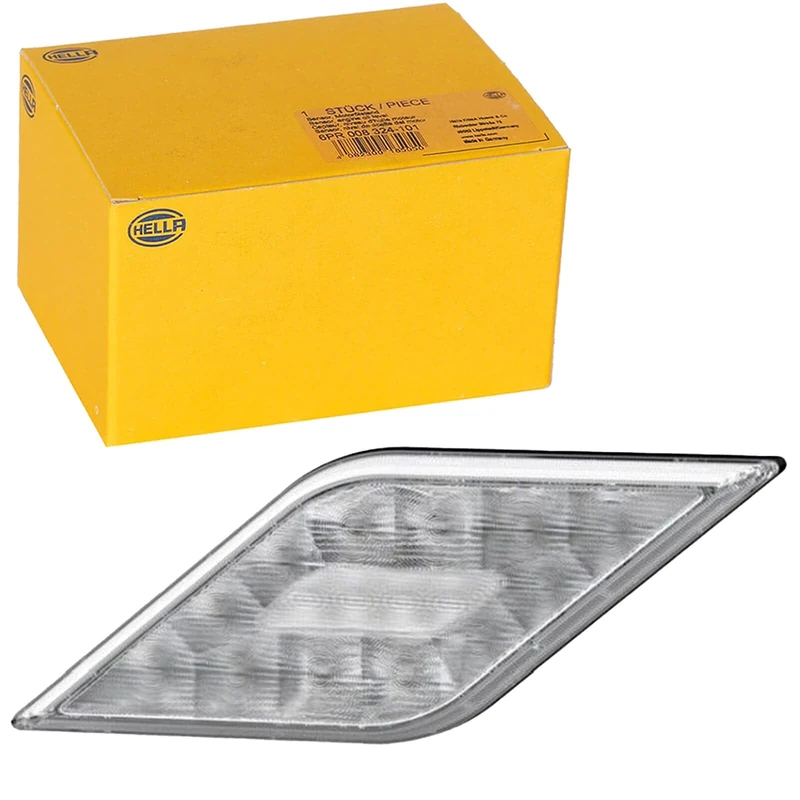 HELLA 2NR 013 345-211 Rear Fog Light - Shapeline Style - LED - 12/24V - mounting/Bolted - Lens Colour: transparent - Plug: AMP - left - Quantity: 1 - Image 1