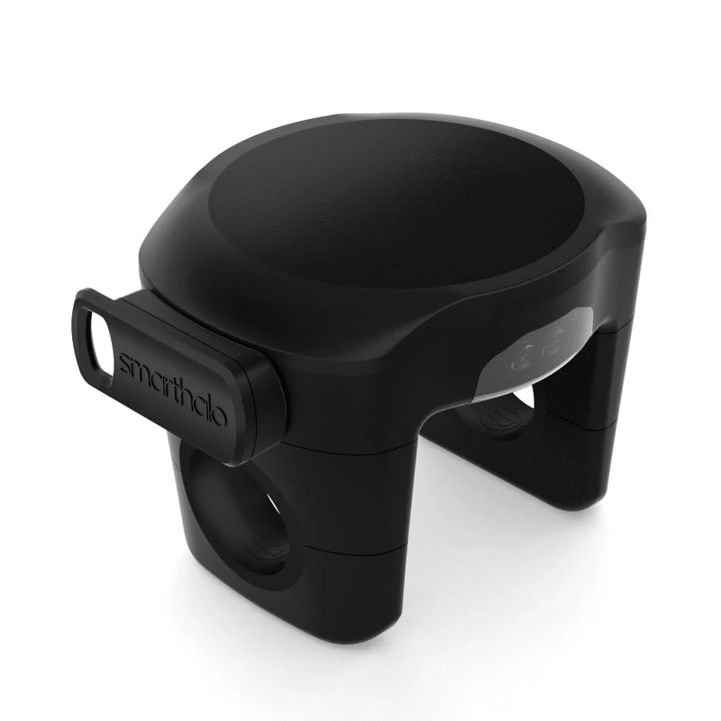 SmartHalo - Bike Smarter | Smart Bike Accessory Cycling Computer With Light, GPS & Navigation, Anti-Theft Alarm, Fitness Tracker, Speedometer, Odometer, and Assistant | Base Mount and Key Included